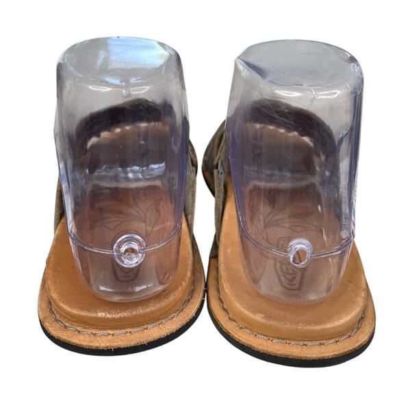 Keen Women’s Sophia Brown Leather Slip On Slide Sandals Size US 7 - Picture 8 of 10